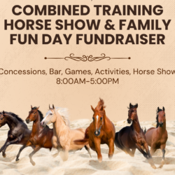 This is an all-day event for EVERYONE. All proceeds go to support our Therapeutic Riding programs. Come on out for family activities, games, food, and beverages.